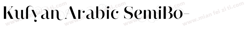 Kufyan Arabic SemiBo字体转换